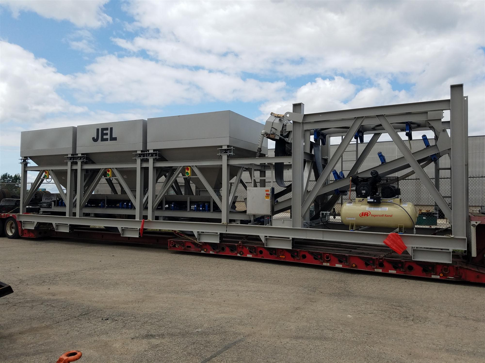 Mobile / Portable Wet Mix Concrete Batching Plant | JEL Manufacturing LLC Milwaukee, Wisconsin 53207