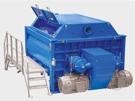 Concrete Batch Plant Twin Shaft Mixer for Sale