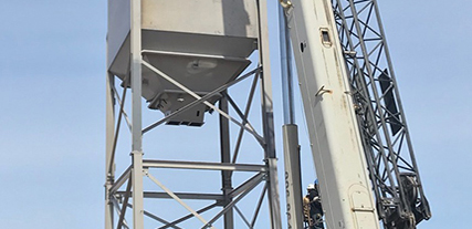 Concrete Batch Plant Silos Texas